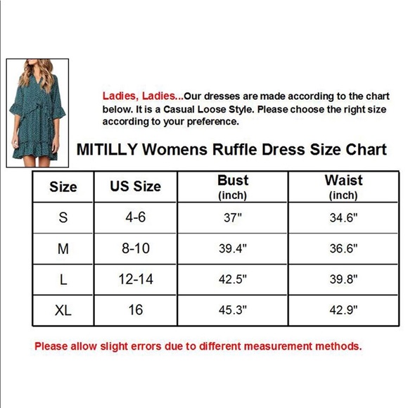 MITILLY Women’s green boho dress, brand new! - Picture 4 of 8